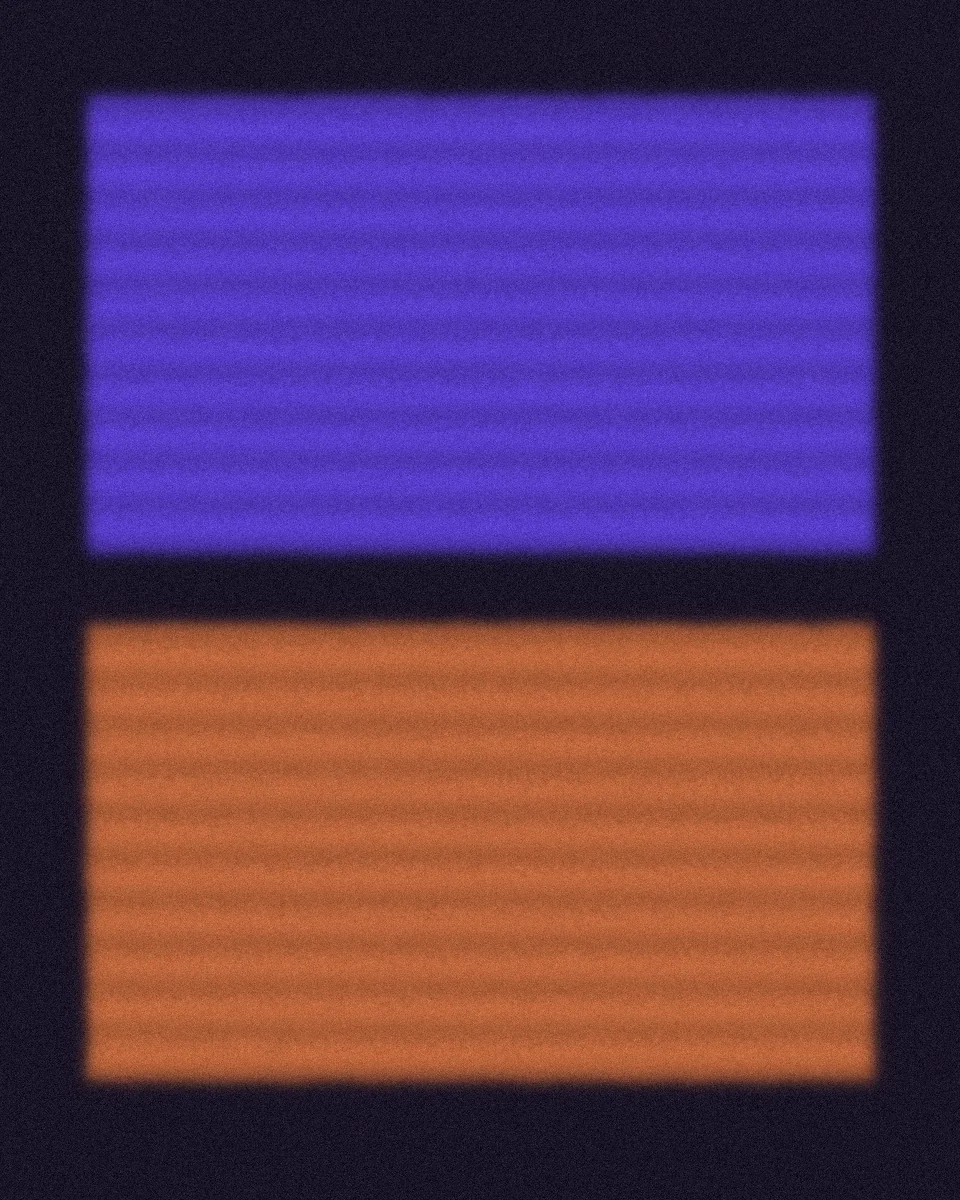 Violet Hours, an abstract canvas